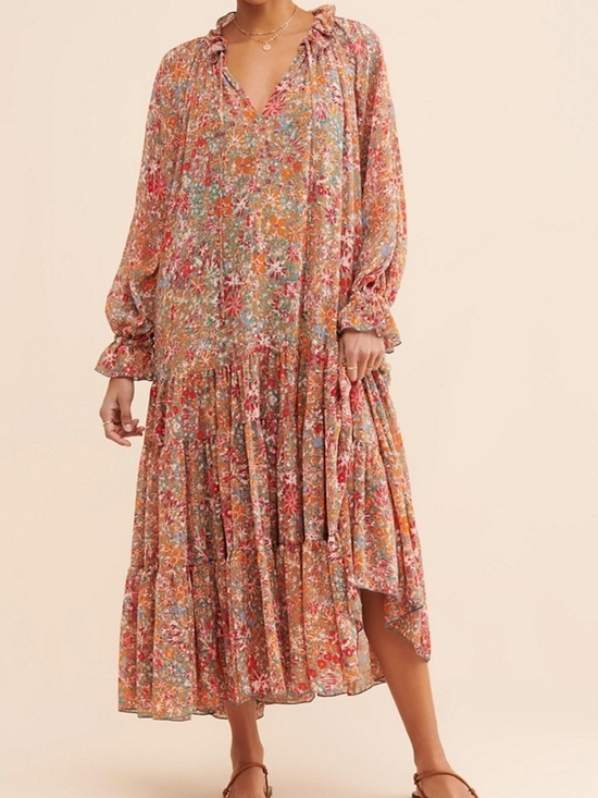 Free People Dresses & Skirts - Free People Feeling Groovy Maxi Dress NWT